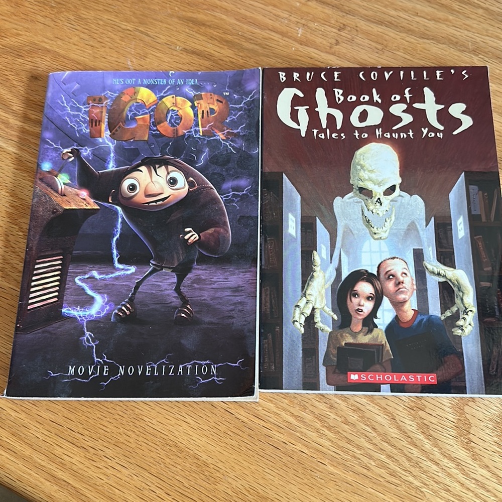 Igor Movie Novel & Brice Coville’s Book of Ghosts Tales to Haunt you